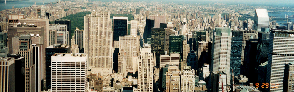 panorama of New York City